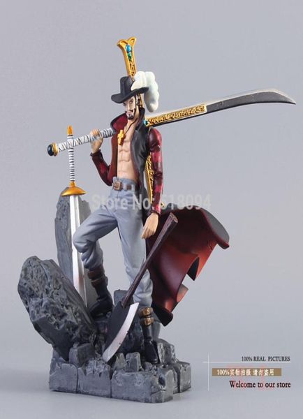 Anime une pièce Dracule Mihawk Pvc figurine Collection jouet 6quot 15 cm C190415016585200