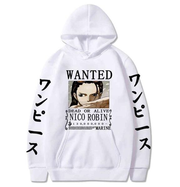 Anime One Piece Robin Holdie Men Impresión Impresión Harajuku Sweatshirts Sweinswer Long Streetwear Stower Capianas Y11219187317