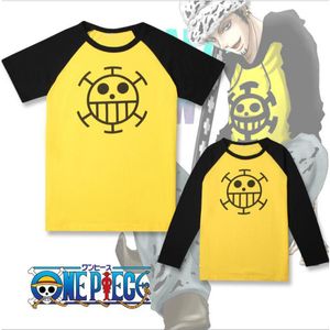 Anime One Piece Trafalgar Law t-shirt Cosplay hommes à manches courtes dessin animé T-Shirt mode décontracté hauts t-shirts Costume