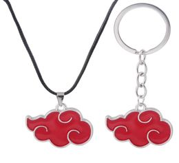 Organisation d'anime Red Cloud Logo Symbole Alloy Keychain Keyring Key Chains Pendants Collier Chain de bijoux Accessoires8107213
