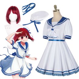 Anime Oshi No Ko Arima Kana Cosplay Costume Kana Jk marin uniforme vêtements robes perruque Halloween femmes vêtements Costumescosplay