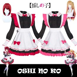 Costume de Cosplay Anime OSHI NO KO, Hoshino Rubii Arima Kana, uniformes de Cosplay, perruque, tenue de demoiselle d'honneur, Costumes de carnaval d'halloween