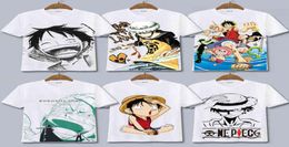 Anime Vêtements périphériques Men Femmes Cartoon Shirt Fashion Tshirt japonais One Piece Luffy Sauron Harajuku Ullzang Tees9724885