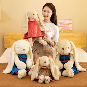 Anime périphérique en peluche animaux jouet apaiser la poupée de lapin de sucre compagnon de jeu pour enfants décoration de la maison garçons filles 30 cm 240307