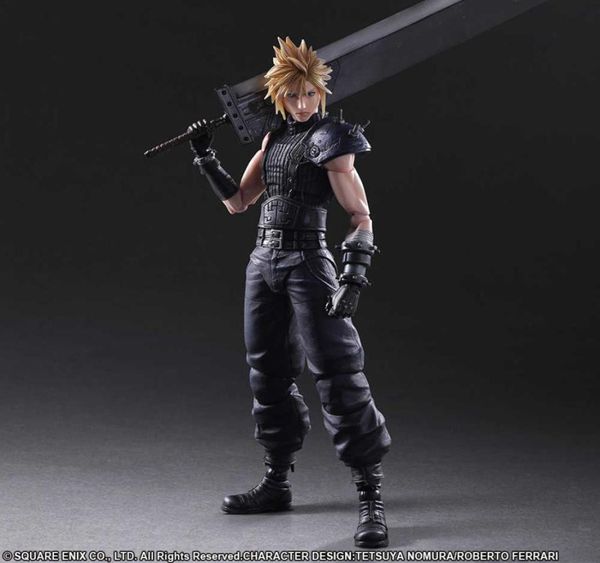 Anime Play Arts Final Fantasy VII Cloud Strife Edition 2 PVC Action Figure Collection Toys Doll Gift Q07222423738