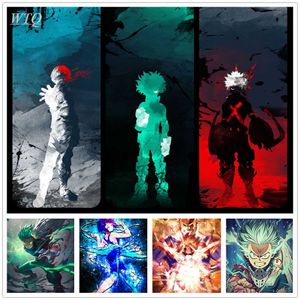 Anime Posters Retro Poster My Hero Academia Muur Poster Canvas Schilderij Wall Art Muur Decor Foto Home Decor Room Decoration Y0927