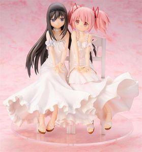 Anime Puilla Magi Madoka Magica Akemi Homura Kaname Madoka Beautiful Statue Girls Figure Toys Q07222246214041