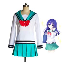 Anime Saiki Kusuo Meisje Doek Uniform Cosplay Kostuum Custom-Made2160