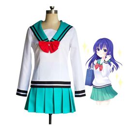 Anime Saiki Kusuo Meisje Doek Uniform Cosplay Kostuum Custom-Made286P