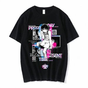 Anime Serial Experiments Lain Graphic Print T-shirt Iwakura Manga Girl Sci Fi manches courtes Fi Plus Size T-shirt Femmes c8sF #