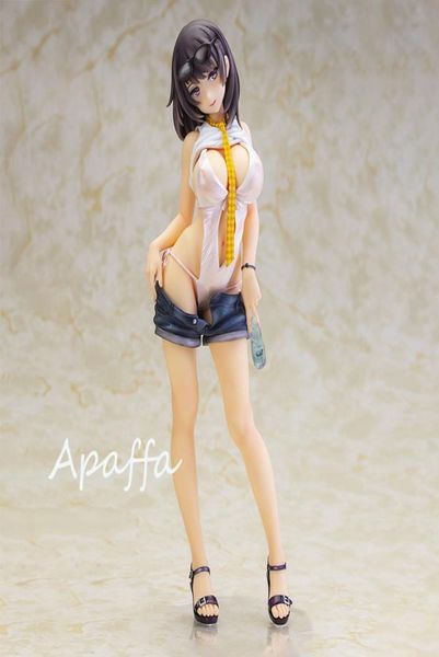 Anime Sexy Girl Figure Alphamax Skytube STP Illustration originale Toshiue Kanojo Illustration par KekeMotsu PVC Action Figure Toy T7668873