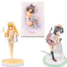 Anime Sexy Girls Figuras Hentai Prince y The Stony Cat PVC Acción Juguete Tsukiko Tsutsukakushi Figuras Adulto Modelo Muñeca Regalos H1105