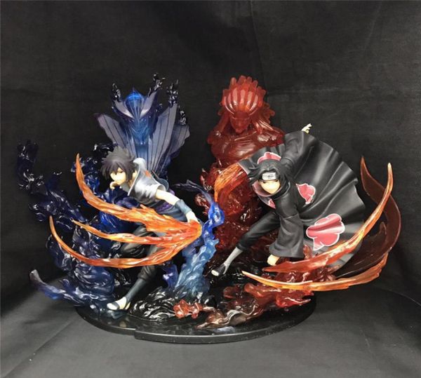 Anime Shippuden Zero Uchiha Itachi Uchiha Sasuke Susanoo modèle décoration PVC figurine collection modèle jouet MX2003199501381