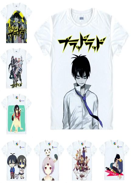 Camiseta de Anime BLOOD LAD, camisetas multiestilo de manga corta Staz Charlie Blood Fuyumi Yanagi, motivos de Cosplay Hentai Shirts6628648
