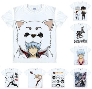 Camisa de anime Gintama Gin Tama Silver Soul Tshirts Manija múltiple Gintoki Sakata Sadaharu Cosplay Motivs Hentai Shirts2242105