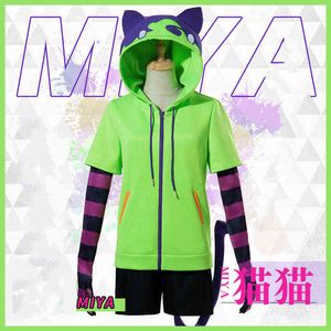 Anime SK8 Le personnage de l'infini Kyan Rekichinen Miya Cat Wear Costume Costume Costume Costume Anime Game jeu J220720