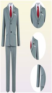 Anime Spy x Family Cosplay Come Twilight Green Cost Shirt Tie Tielle complète Tenue Loid Faux Halloween Carnival Clothing L2208024660627