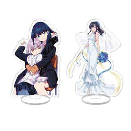 Anime SSSS DYNAZENON Acrylique Figure Yume Mujina Caractère SSSS DYNAZENON Acrylique Stand Modèle Plaque Bureau Décor Debout Signe Cadeau AA220318