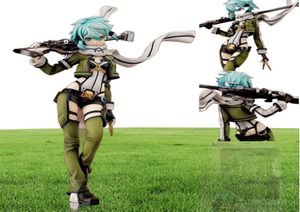 Anime Sword Art Online SAO Sinon figura de acción Gun Gale Online personajes GGO Shino Asada juguetes T3420 T2001175178737