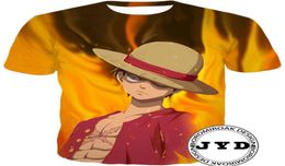 Camiseta de anime Men fffy 3d Women Women Tees Pareja Tops One Piece Fashion Summer Tshirts Hip Hop Streetwear S5XL 10 Styles92702898060411