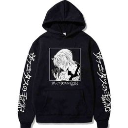 Anime de case study van Vanitas Gedrukt Hoodie Harajuku Casual Noe Archiviste Lange mouw Pullover Homme H1227