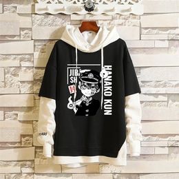 Anime Toilet-gebonden Hanako-Kun Hanako Kun Hoodies Pullover Cosplay Kostuum Hooded Sweatshirt Unisex Bovenkleding Y0809