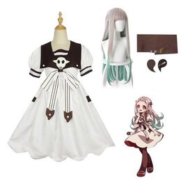 Anime Toilet Bound Hanako Kun Yashiro Nene Cosplay disfraz vestido peluca tocado Prop disfraz de Halloween vestidos Y0903233Z