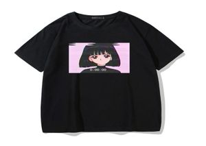 Anime VaporWave Oversized T -shirt Men Sad Girl Japanse Sailor Saturn Moon Fashion Punk Men039S T -shirt Harajuku Retro Tee Tops2428353