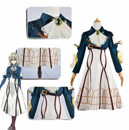 Anime Violet Evergarden Cosplay Kostuum Hoge kwaliteit Princie Maid Dr. Halencarnival Prom rok voor vrouw B6J5#