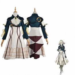 Costume de Cosplay animé Violet Evergarden, jupe de bal de carnaval pour femmes, haute qualité, femme de chambre Dr Halen, 25AT #