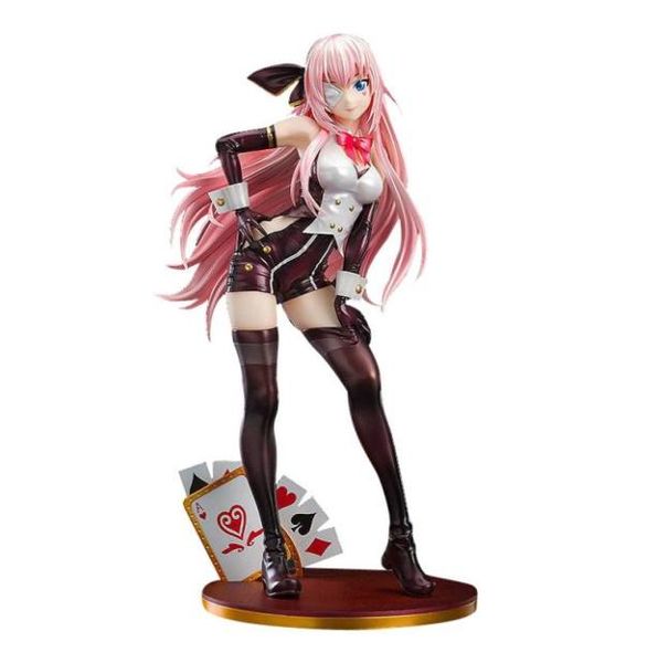 Anime Vocaloid Luka Temptation Player Cards Sexy Girl Action Figure PVC Action Figure Toy 26cm Games Collection de statues Toy cadeau x9102156