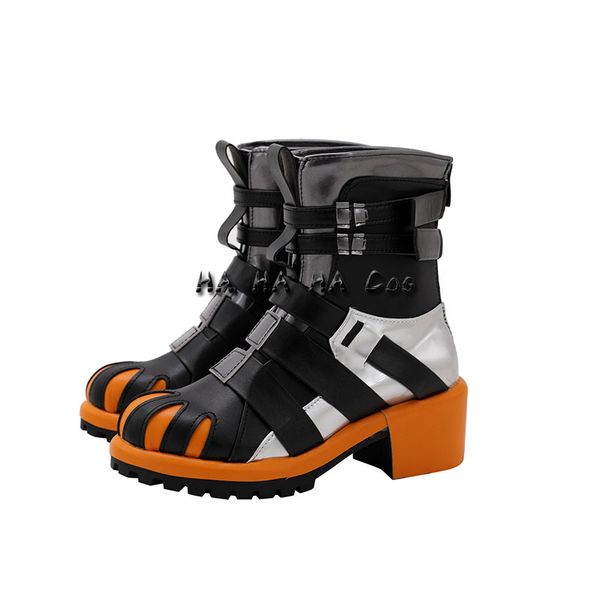 Anime Vtuber Alban Knox Cosplay Boots Chaussures Custom Taille Nijisanji Vtuber Cosplay Boots Fancy Party Boots for Women Men Cosplay Wig