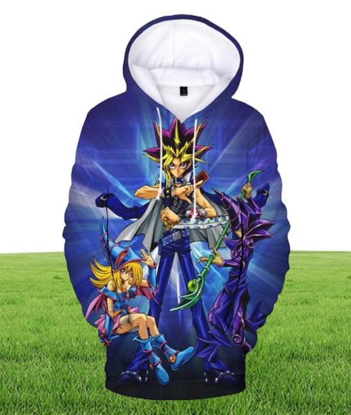 Anime YuGiOh Sudadera con capucha con estampado 3D Sudaderas Niños Niñas Moda Sudaderas con capucha casuales Hombres Mujeres Hip Hop Streetwear Jersey de gran tamaño Y0921121699