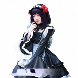 Animecc en stock Marin Kitagawa Cosplay disfraz peluca Anime Sexy Maid Dr. Halen Party Ourfits para mujeres niñas J69J #