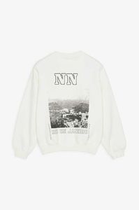 Sweat-shirt de créateur pour femmes, noir et blanc, photo, lettre, paysage, imprimé, pull en coton, à capuche