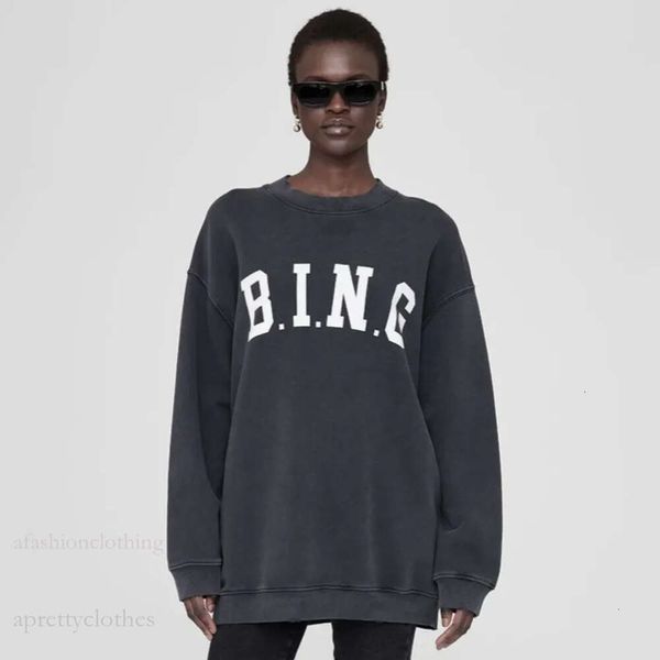 anines bing sweat à capuche Designer Sweatshirts Noir Annie Bing sweat à capuche Sport Classique Lettre Coton Pull Jumper Casual Pull Femmes 721 750