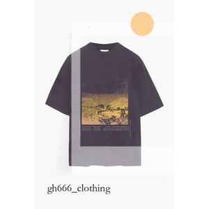 Anines t-shirt t-shirt coton rond cou tee-shirt lettre dessin imprimé noir manche courte t-shirt de designer t-shirts 205