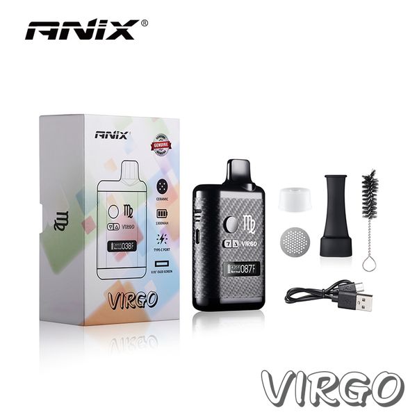 ANIX Virgo Kits E-cigarrillo Vaporizador de hierba seca Incorporado 18400 Batería de litio de alta descarga Vape Pen