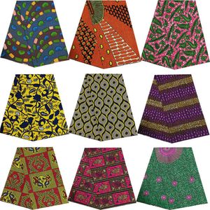 Ankara Africain Impressions Batik Tissu d Véritable Cire 100% Polyester Tissu Haute Qualité pour Robe Handmake Décoration DIY 210702