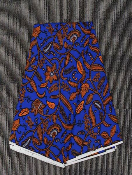 Ankara africain imprime Batik véritable cire tissu afrique couture robe de mariée matériel Polyester haute qualité 3 Yards4135538