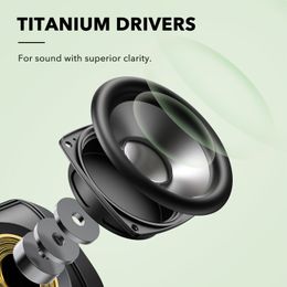 Anker Soundcore Motion Boom Bluetooth-luidspreker voor buiten met titanium drivers, BassUp-technologie, IPX7 waterdicht, 24 uur speeltijd