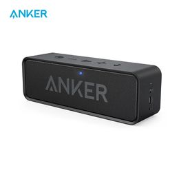 Anker Soundcore Haut-parleur Bluetooth sans fil portable avec basses riches DualDriver Portée 24h 66 pieds Micro intégré 231228