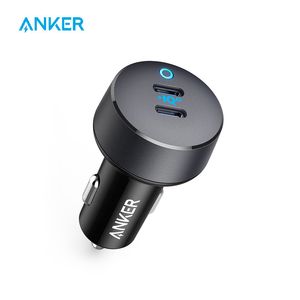 Chargeur USB Anker, adaptateur de voiture de type PowerIQ 3.0 à 2 ports 36 W, PowerDrive III Duo avec alimentation pour iPhone et plus