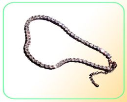 Bracelets de la cheville bijoux de créateur de luxe Fomes Fashion Fashion Fonction initiale Chaîne de tennis en diamant Iced Out Hip Hop Jewerly Bling Charms A7559843