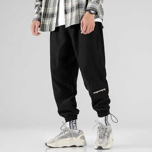 Enkellange Sweatpants Streetwear Lente Herfst Hip Hop Harembroek Mens Casual Koreaans Oversize 5XL 6XL Joggers Probourers 210702