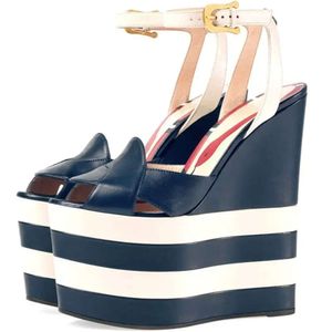 Sandales de la cheville Femmes STRAP HAUVEMENT PLATE PLACE PEEP TOE MODIAL DES SOIRITÉ ROBE SOIX PLUS TAILLE Dame 2-Chc-13 A550