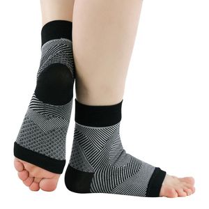 Enkelsteun 1 paar ademend anti-sweatcompressie voet sport brace beschermer wrap bescherming voor voetbal basketbal yoga