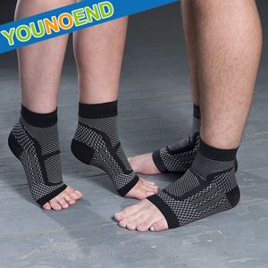 Ankle Support 1 paire de canules de compression de soutien de cheville soulageant la tendinite d'Achille douleurs articulaires chaussettes de fascia du pied soutenues par la voûte plantaire 230329