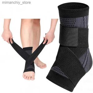 Enkelsteun 1 Pc Adjustab Ank Brace Achils Tendinitis Ank Strap Compressie Bandage Hiel Ondersteuning Fasciitis Plantaris Mannen Vrouwen Q231124