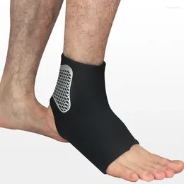 Soporte de tobillo 1 pieza Brace Protección elástica Vendaje de pie Prevención de esguince Deporte Fitness Ciclismo Baloncesto Guardia Banda